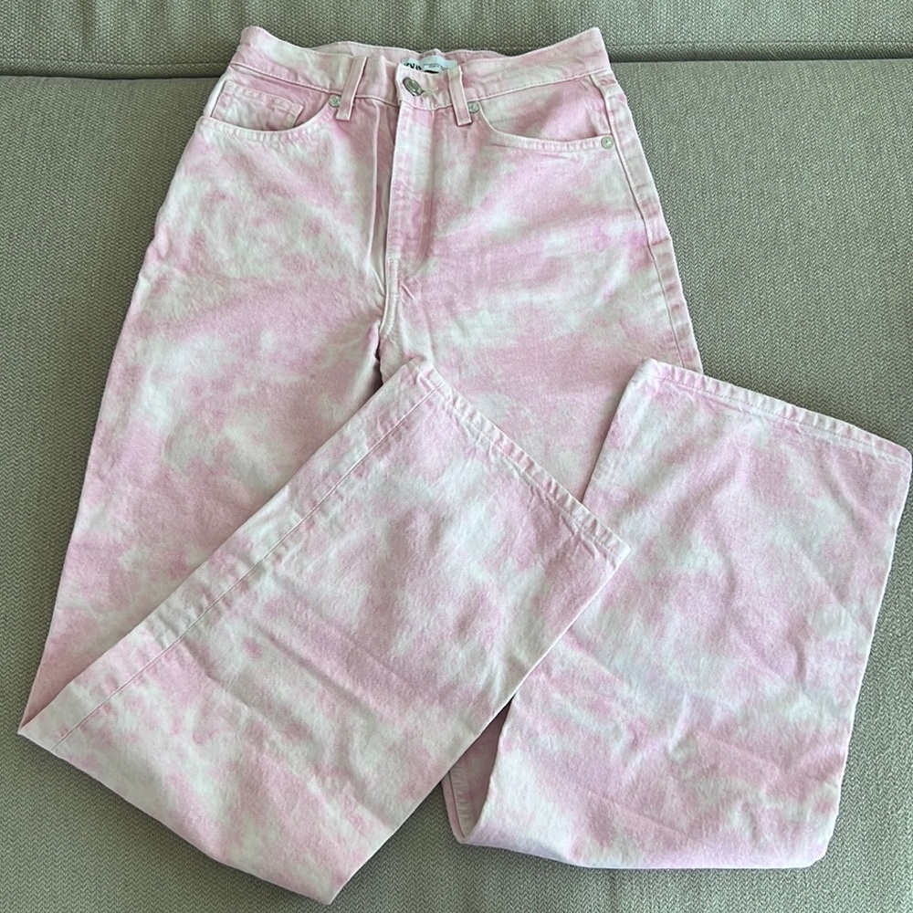 Zara Pink tie dye pants